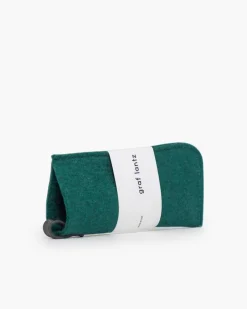 Merino Wool Felt Eyeglass Sleeve, Kombu