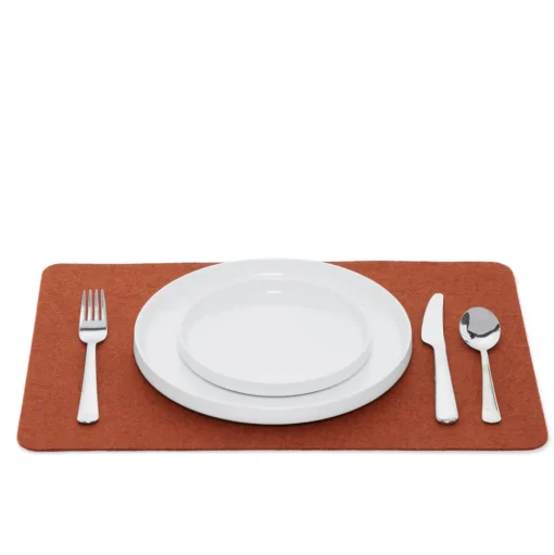 Merino Wool Felt Placemats, Rectangle - Assorted Colors