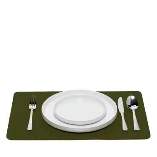 Merino Wool Felt Placemats, Rectangle - Assorted Colors