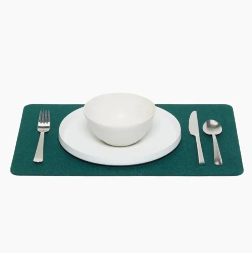 Merino Wool Felt Placemats, Rectangle - Assorted Colors