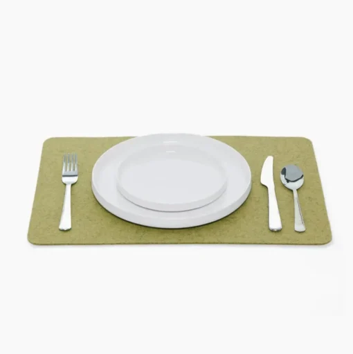 Merino Wool Felt Placemats, Rectangle - Assorted Colors