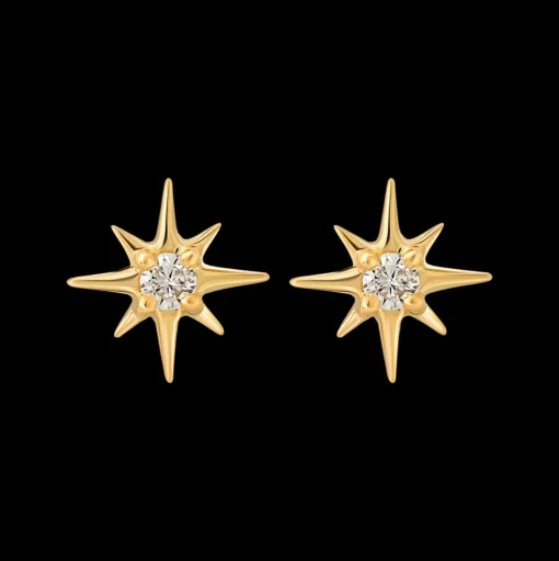Mini Diamond Star Studs