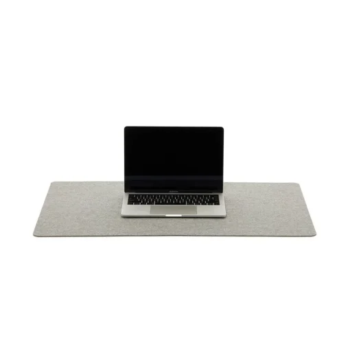 Mosen Large Merino Wool Felt Desk Pad, Granite
