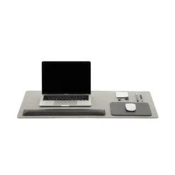 Mosen Large Merino Wool Felt Desk Pad, Moss