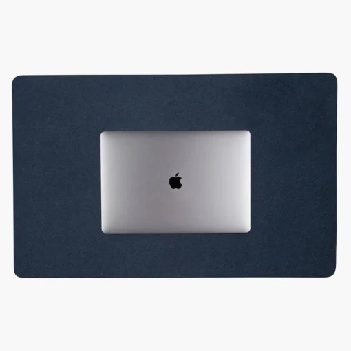 Mosen Large Merino Wool Felt Desk Pad, Marine