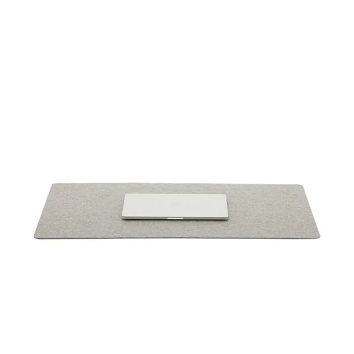 Mosen Large Merino Wool Felt Desk Pad, Granite