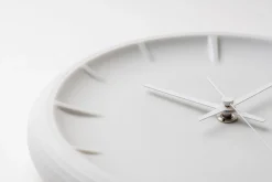 Relief Clock, White