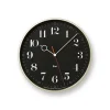 Riki Ring Clock, Black