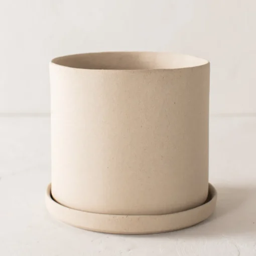 Sand Stoneware Planter 6" - AS-IS