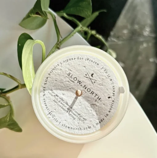 Slow North 'Eucalyptus + Lavender' Scented Candle, Three Sizes