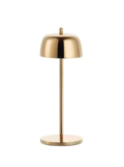 Theta Cordless Table Lamp, Rose Gold