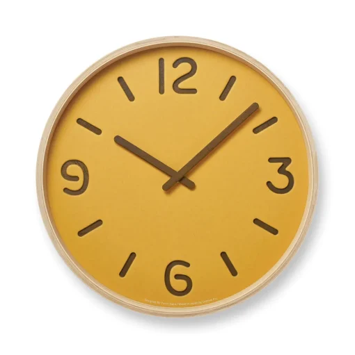 Thomson Paper Clock, Yellow