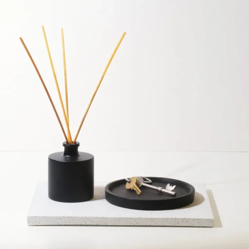 Visa Flat Trays, White Terrazzo